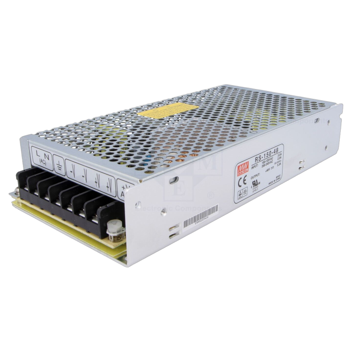 RS-150-48 Mean Well - Alimentatore: impulsi da incasso,mo...