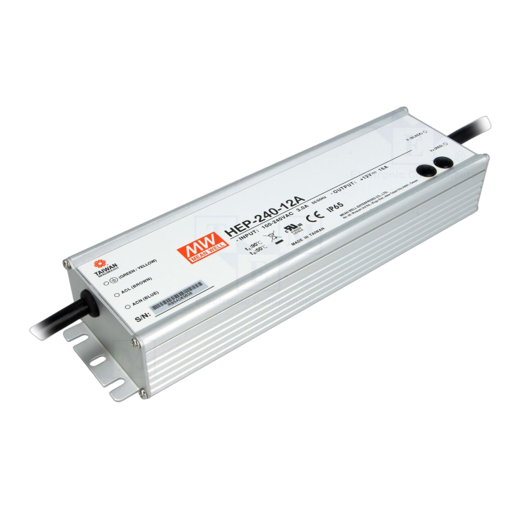 HEP-240-12A Mean Well - Alimentatore: impulsi da incasso,...