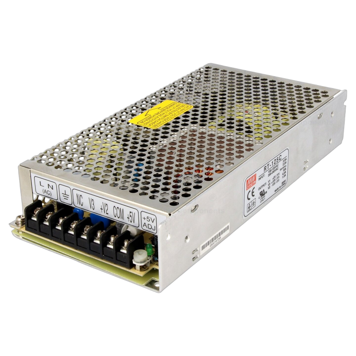 RT-125C Mean Well - Alimentatore: impulsi da incasso,modu...