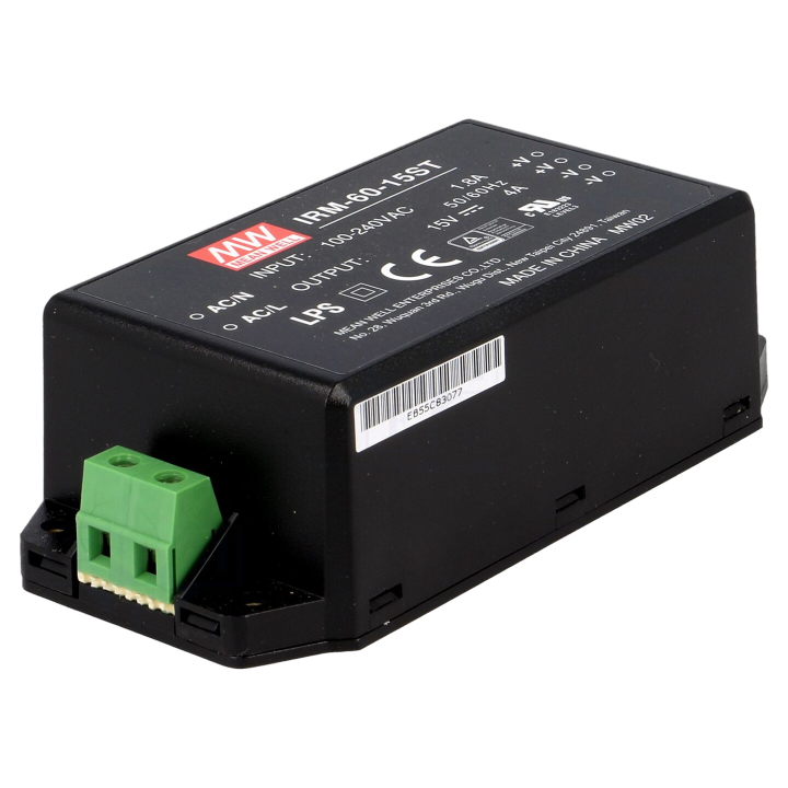 IRM-60-15ST Mean Well - Alimentatore: impulsi da incasso,...