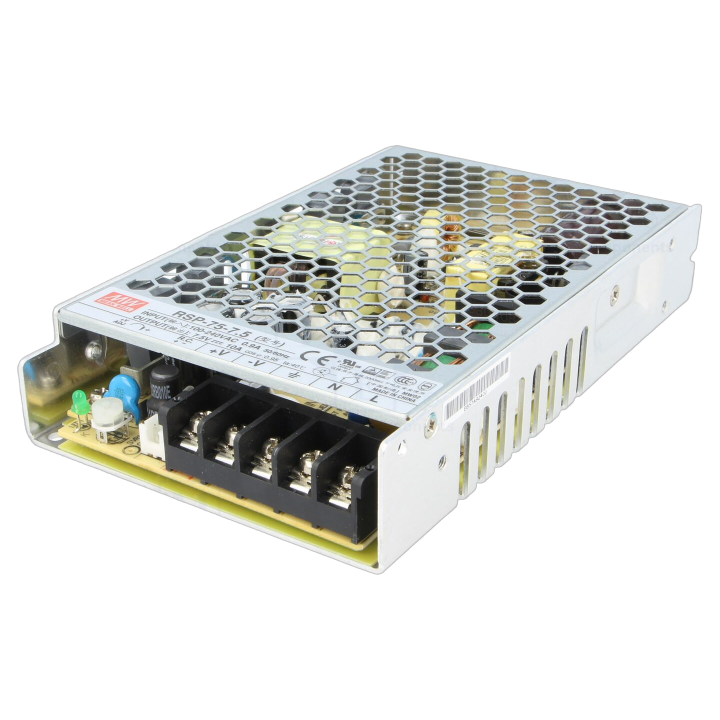 RSP-75-7.5 Mean Well - Alimentatore: impulsi da incasso,m...