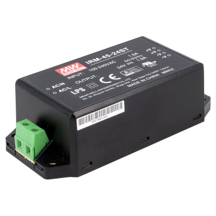 IRM-45-24ST Mean Well - Alimentatore: impulsi da incasso,...