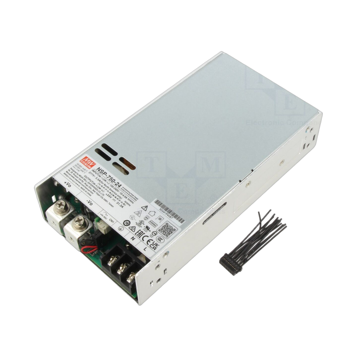 NSP-750-24 Mean Well - Alimentatore: impulsi da incasso,m...