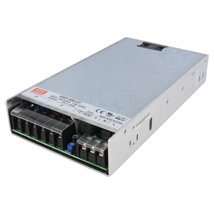 RSP-500-27 Mean Well - Alimentatore: impulsi da incasso,m...