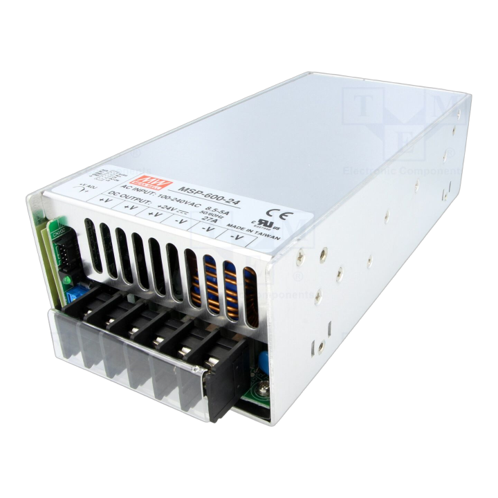 MSP-600-24 Mean Well - Alimentatore: impulsi da incasso,m...