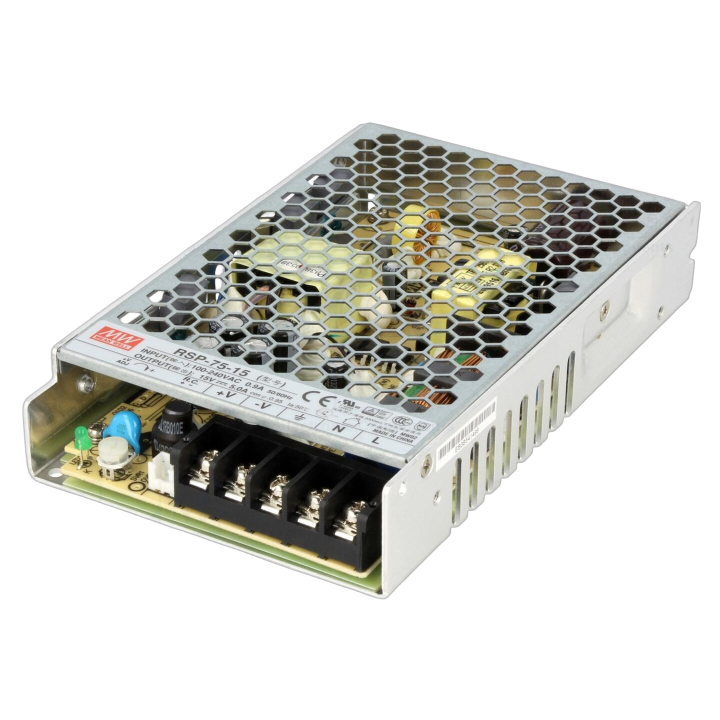 RSP-75-15 Mean Well - Alimentatore: impulsi da incasso,mo...