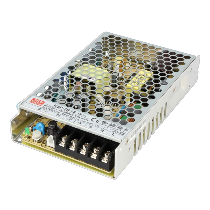 RSP-75-12 Mean Well - Alimentatore: impulsi da incasso,mo...