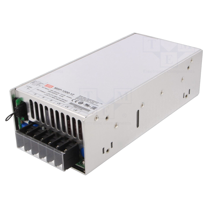 MSP-1000-12 Mean Well - Alimentatore: impulsi da incasso,...