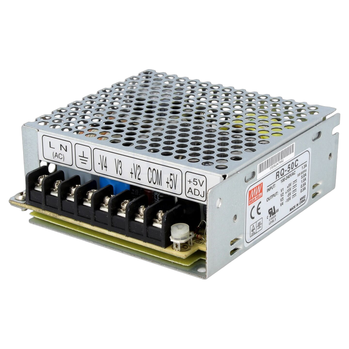 RQ-50C Mean Well - Alimentatore: impulsi da incasso,modulare