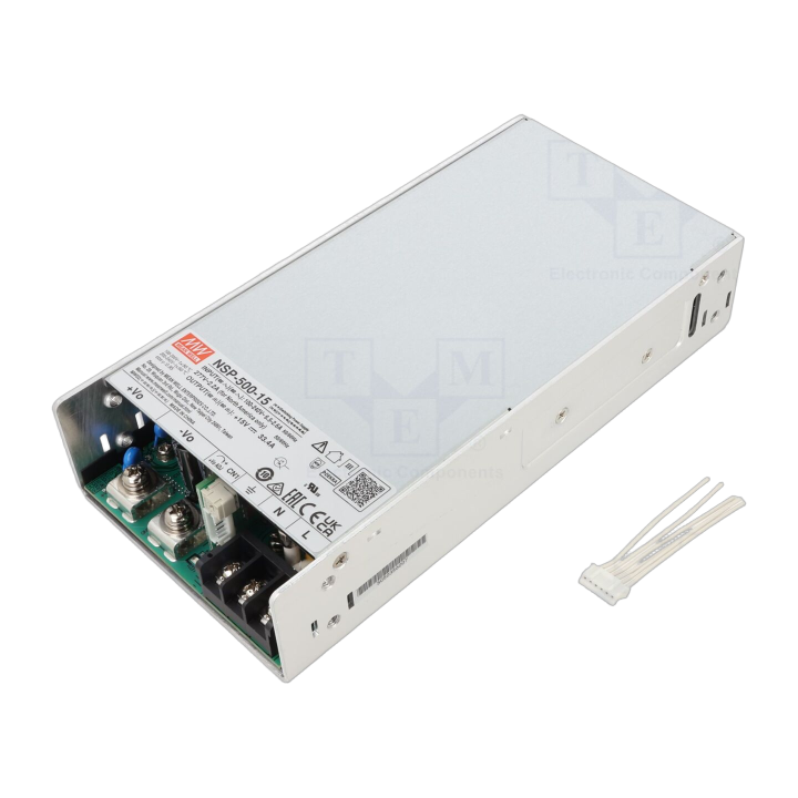 NSP-500-15 Mean Well - Alimentatore: impulsi da incasso,m...