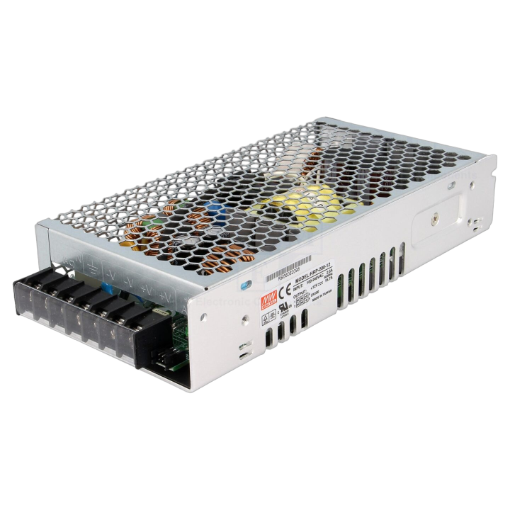 HRP-200-12 Mean Well - Alimentatore: impulsi da incasso,m...