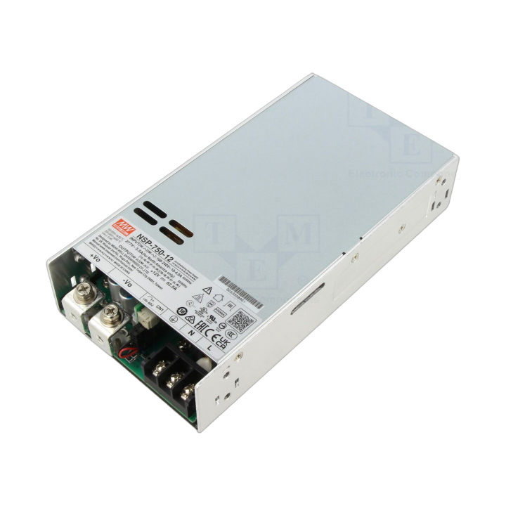 NSP-750-12 Mean Well - Alimentatore: impulsi da incasso,m...