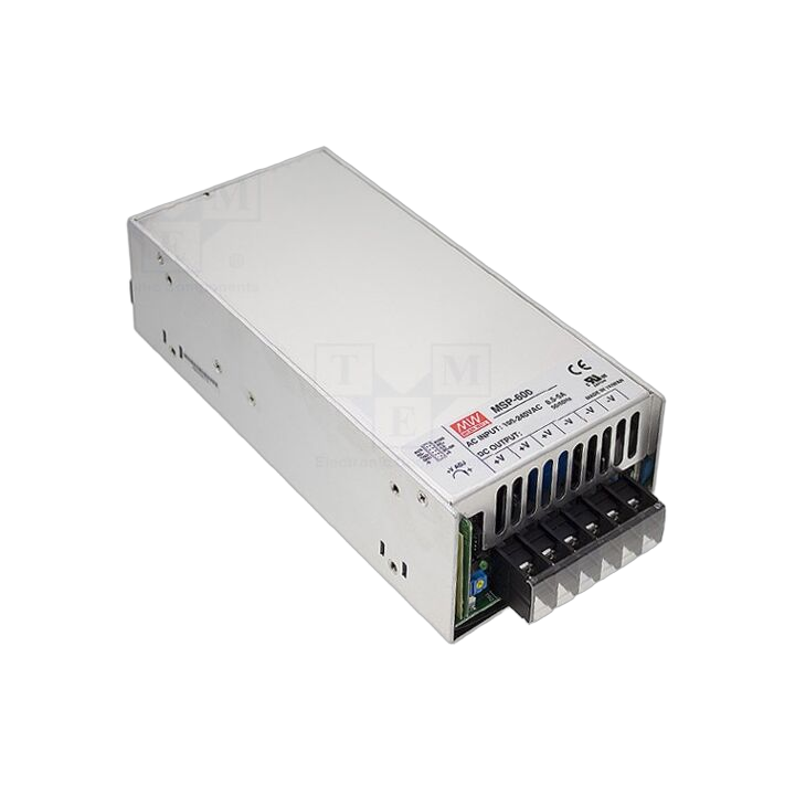 MSP-600-12 Mean Well - Alimentatore: impulsi da incasso,m...