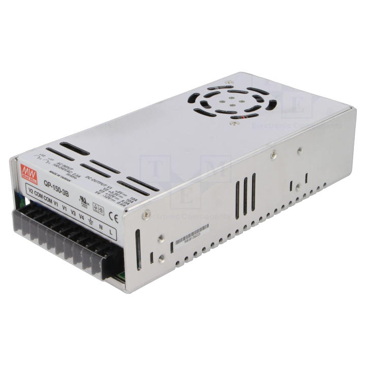 QP-150-3B Mean Well - Alimentatore: impulsi da incasso,mo...