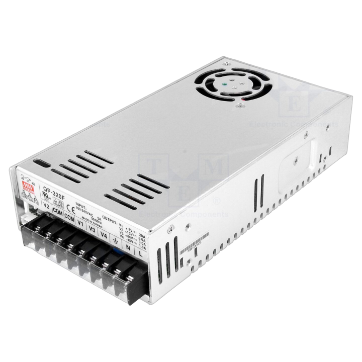 QP-320-F Mean Well - Alimentatore: impulsi da incasso,mod...