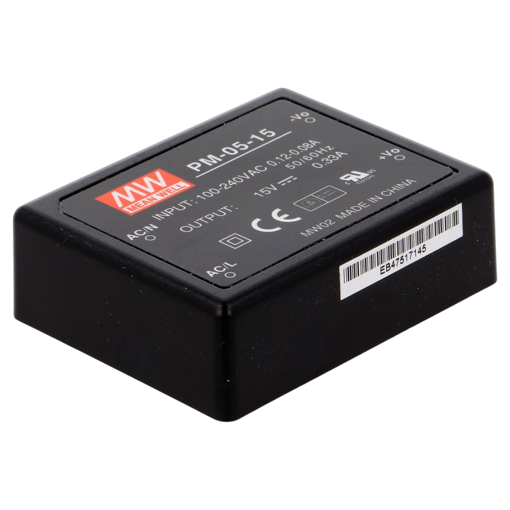 PM-05-15 Mean Well - Alimentatore: impulsi da incasso,mod...
