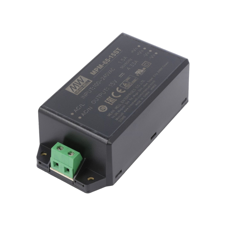 MPM-65-15ST Mean Well - Alimentatore: impulsi da incasso,...