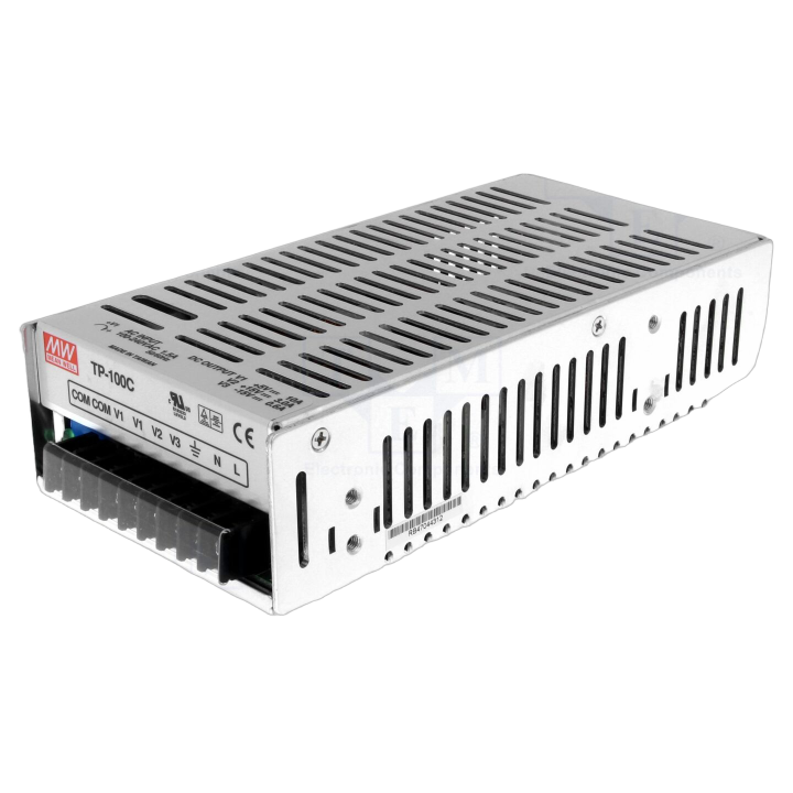 TP-100-C Mean Well - Alimentatore: impulsi da incasso,mod...