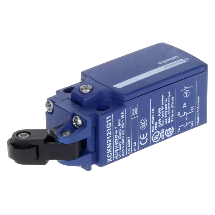 XCKN2121G11 Telemecanique - Finecorsa leva R 20,2 mm, rul...