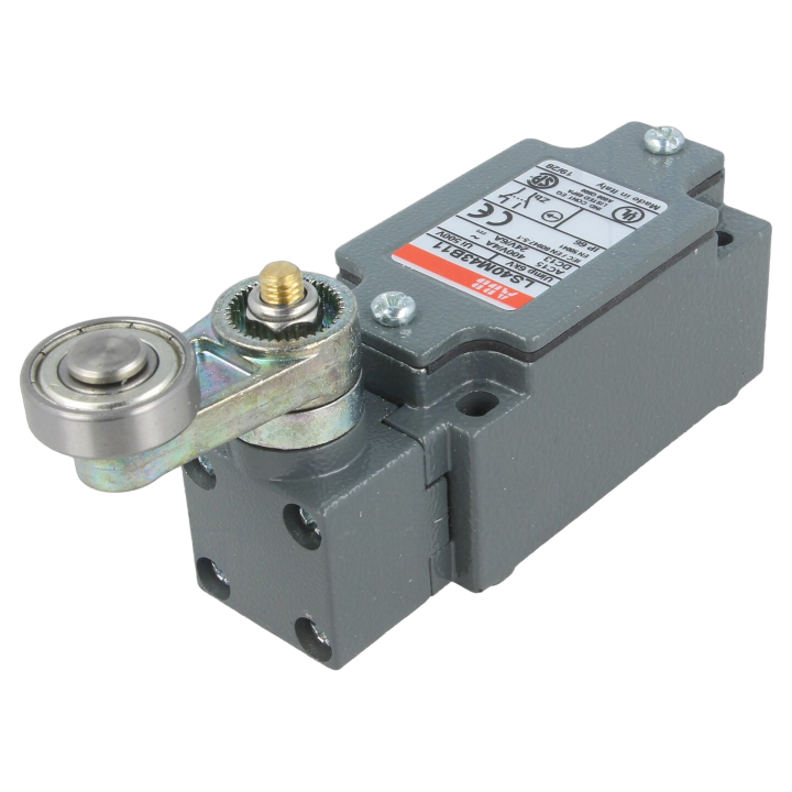 LS40M43B11 Abb - Finecorsa leva R 30 mm, rotella in metal...