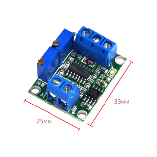 CONV. 4-20mA TO 0-10Vdc ALIM. 12/24Vdc